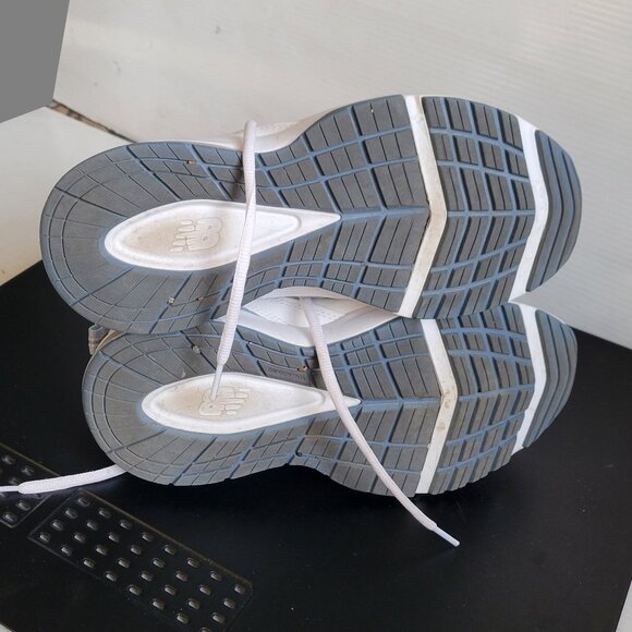 New Balance 608 Athletic Training Shoes Women's Size 8 Wide White Blue Leather - Picture 7 of 7